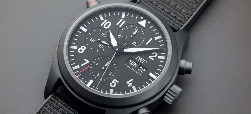 Replica IWC Pilot's Watch Chronograph Top Gun Ceratanium